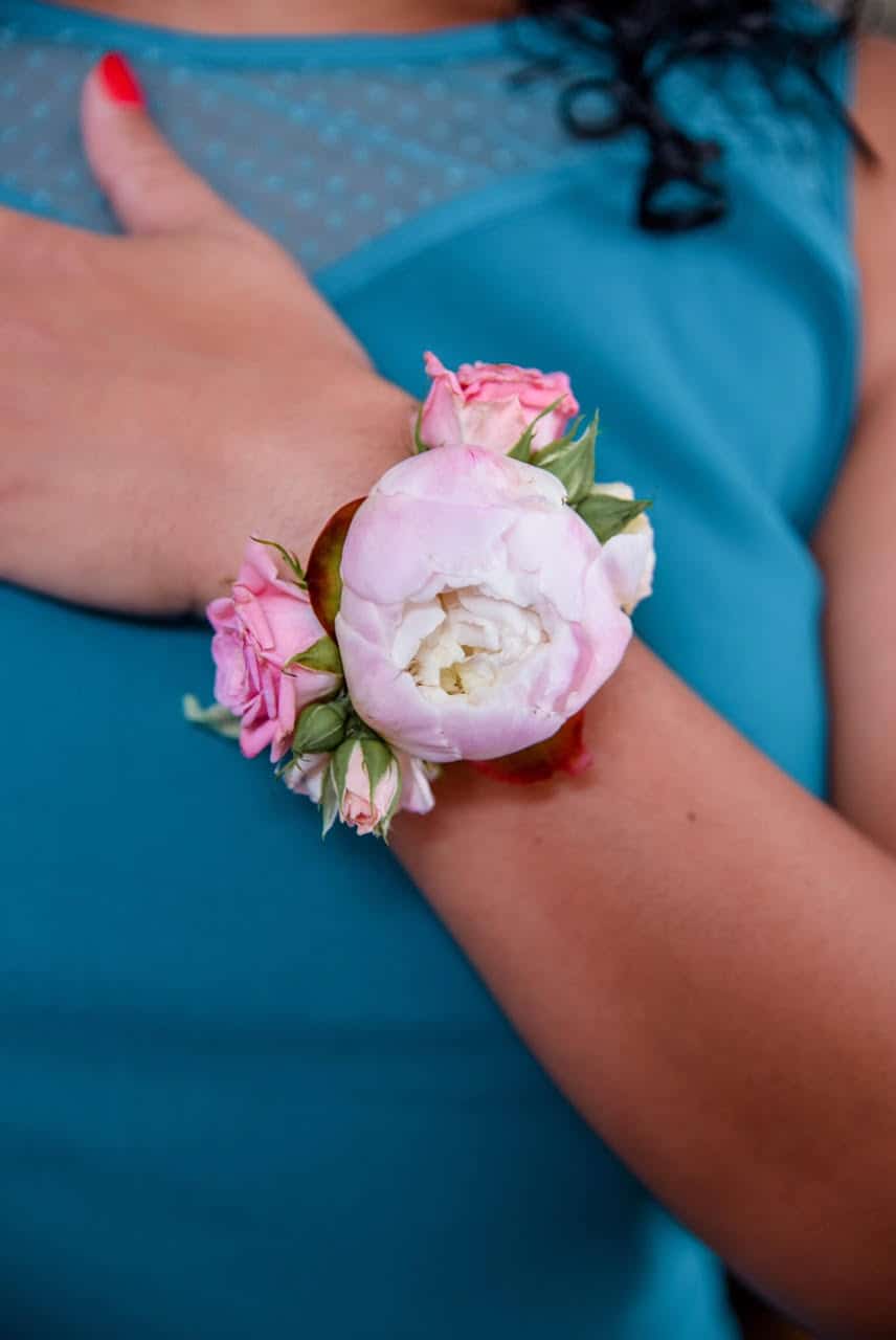 Bracelet floral mariage